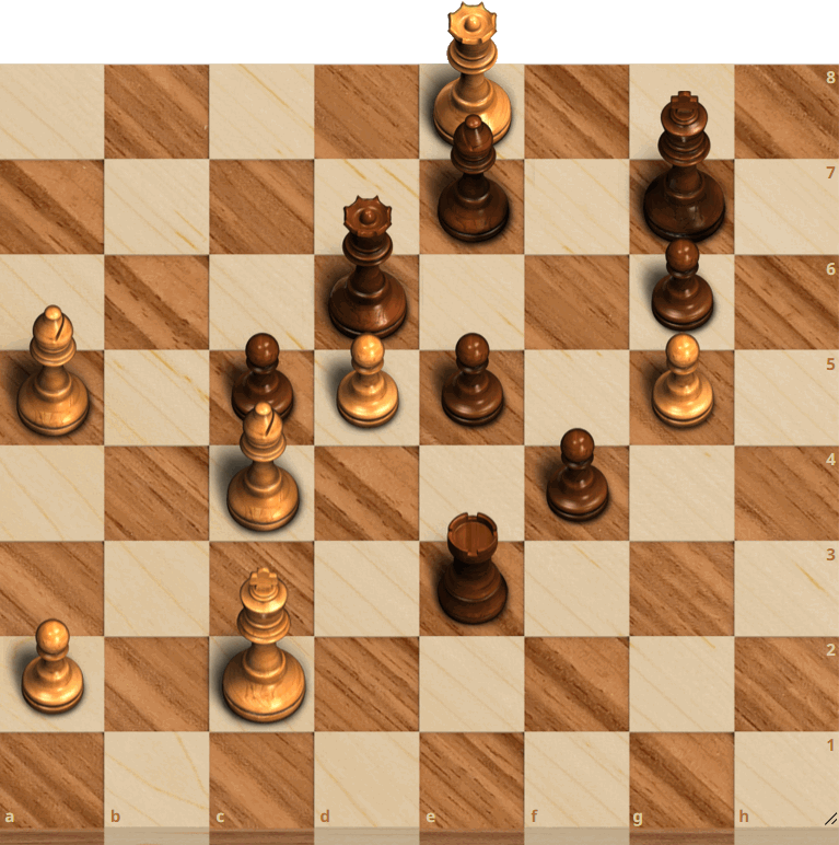 Puzzle d'échecs issu du tournoi de Malakoff